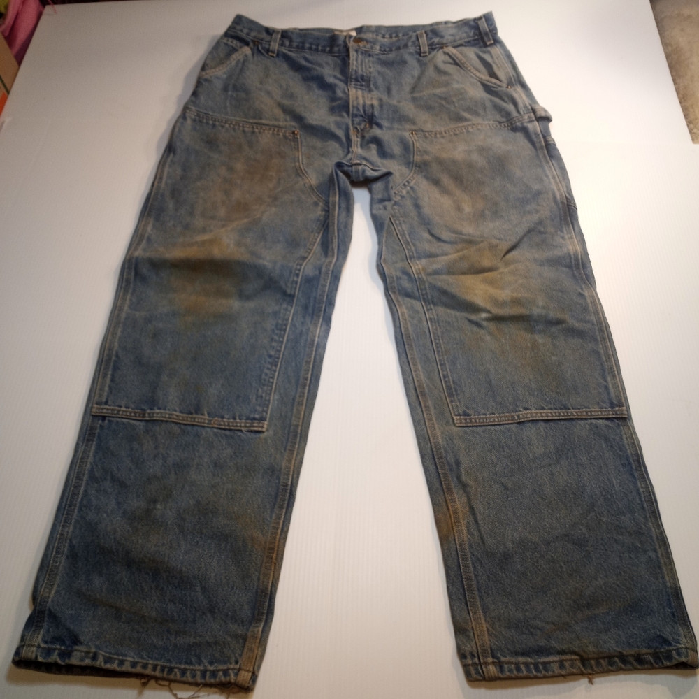 Carhartt Double knee Distressed Jeans Sz 42